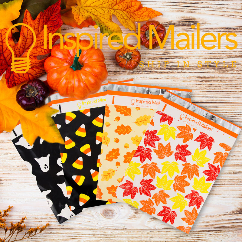 10x13 Variety Pack - Candy Corn, Ghosts, Fall Foliage, Autumn Leaves