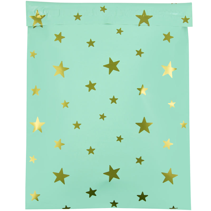 Stars Seafoam/Gold - 10x13
