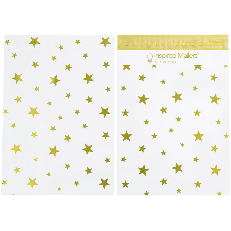 Stars White/Gold - 10x13