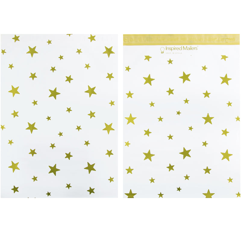 Stars White/Gold - 14.5x19