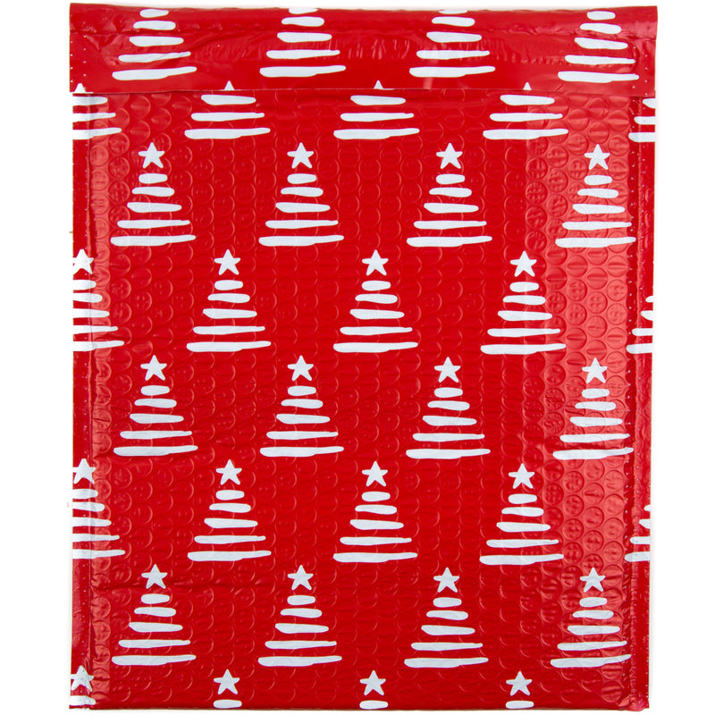 Christmas Trees Bubble Mailers - 10x13 - Pack of 10