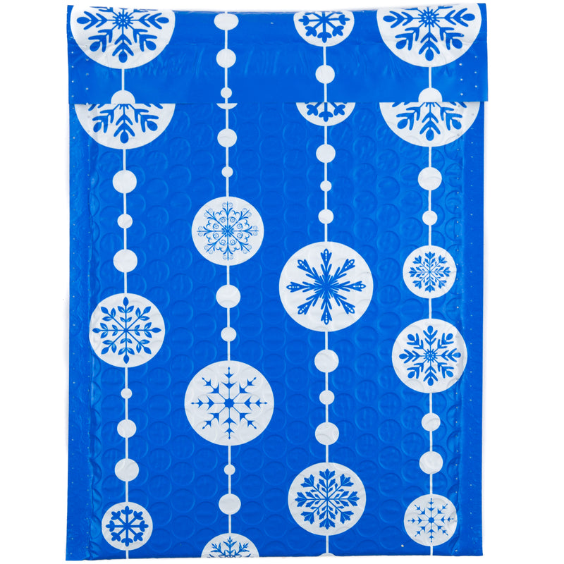 Snowflake Baubles Bubble Mailers - 6x9 - Pack of 10