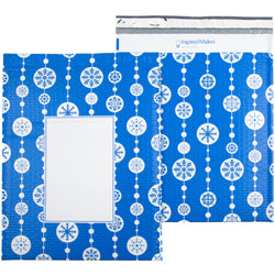 Snowflake Baubles Bubble Mailers - 12x15 - Pack of 10