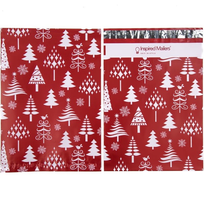 Red Christmas Trees - 10x13